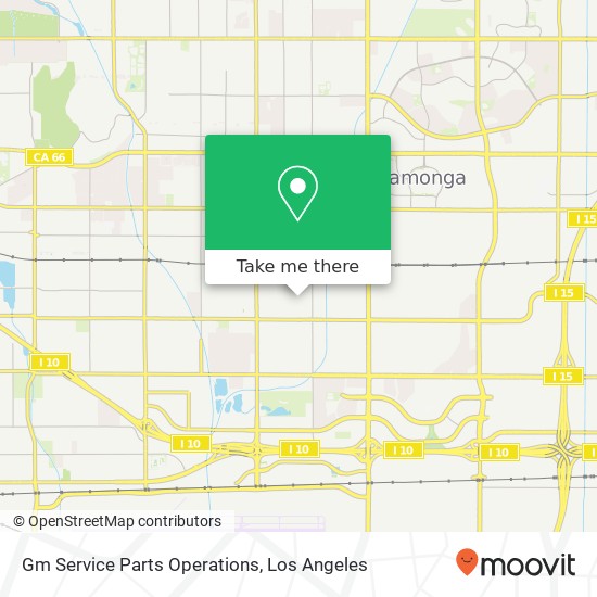 Mapa de Gm Service Parts Operations