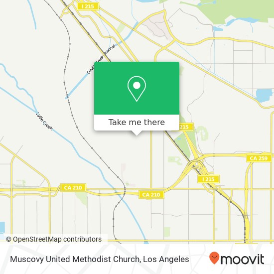 Muscovy United Methodist Church map