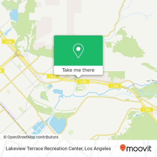 Mapa de Lakeview Terrace Recreation Center