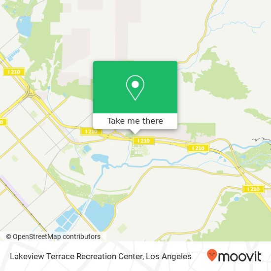 Lakeview Terrace Recreation Center map