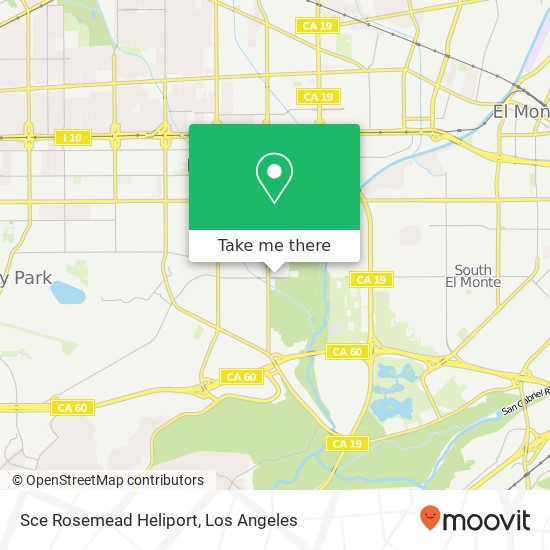 Sce Rosemead Heliport map