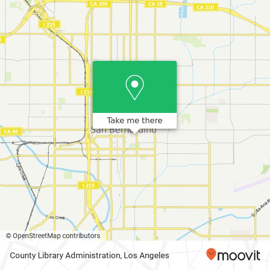 Mapa de County Library Administration