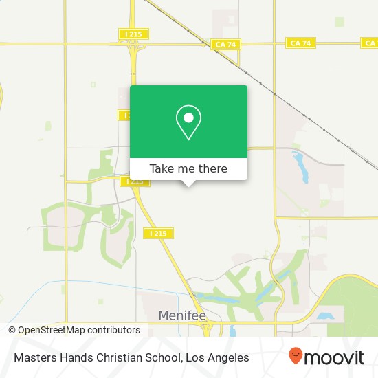 Masters Hands Christian School map