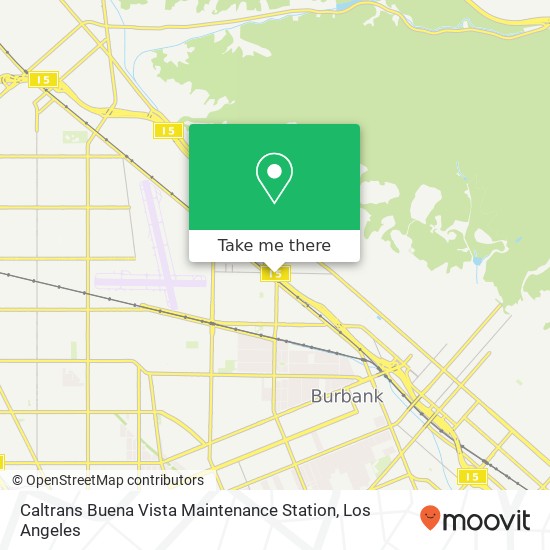 Mapa de Caltrans Buena Vista Maintenance Station
