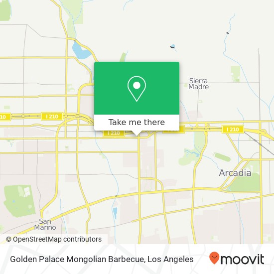 Golden Palace Mongolian Barbecue map