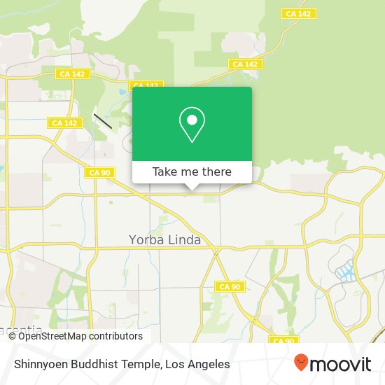 Shinnyoen Buddhist Temple map