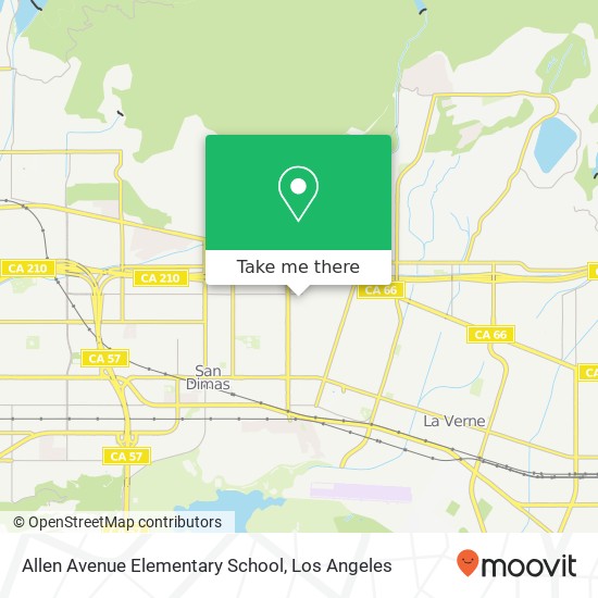 Mapa de Allen Avenue Elementary School