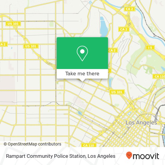 Rampart Community Police Station map