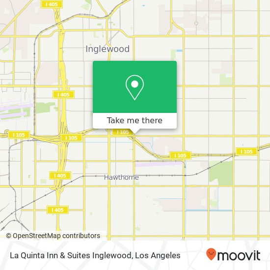 La Quinta Inn & Suites Inglewood map