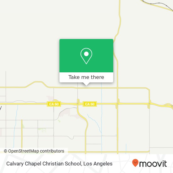 Calvary Chapel Christian School map