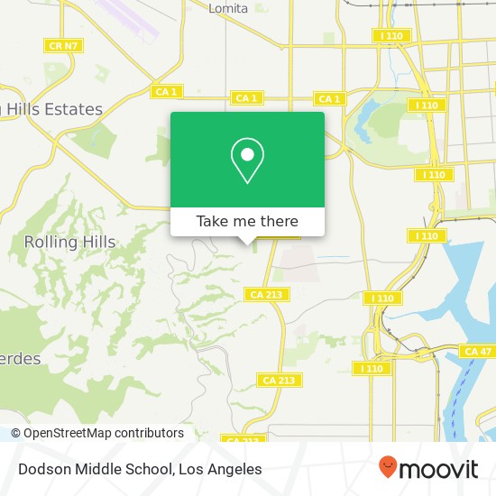 Dodson Middle School map