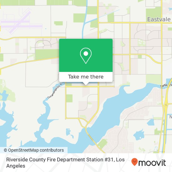 Riverside County Fire Department Station #31 map