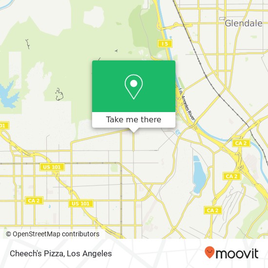 Cheech's Pizza map