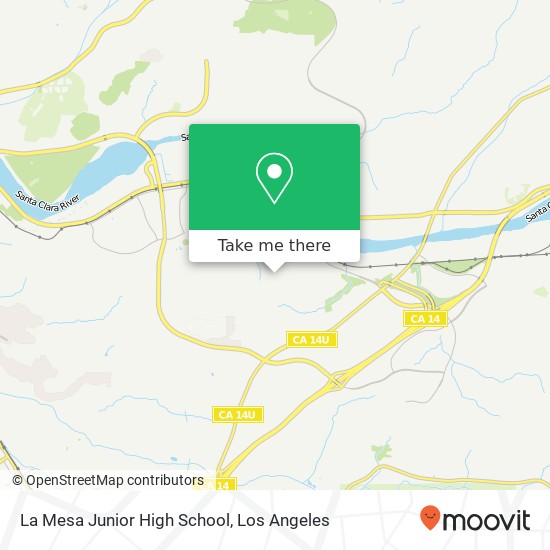 La Mesa Junior High School map