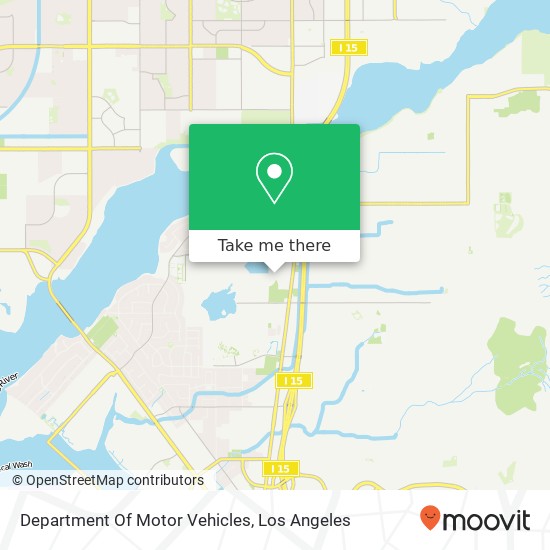 Mapa de Department Of Motor Vehicles