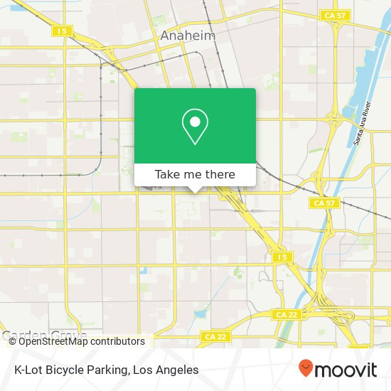 K-Lot Bicycle Parking map