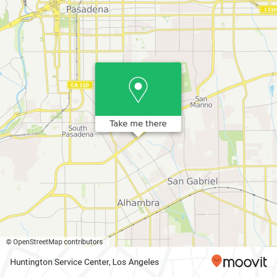 Mapa de Huntington Service Center