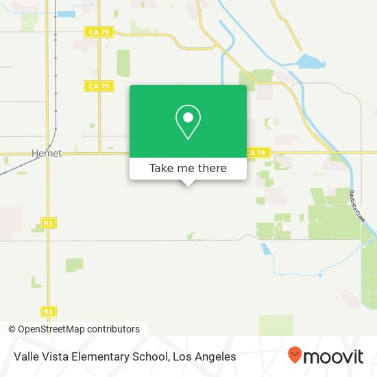 Mapa de Valle Vista Elementary School