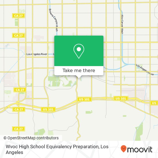 Wvoc High School Equivalency Preparation map