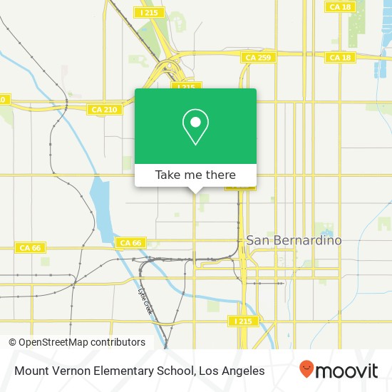 Mapa de Mount Vernon Elementary School