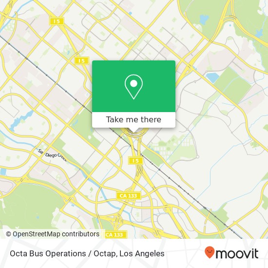 Mapa de Octa Bus Operations / Octap
