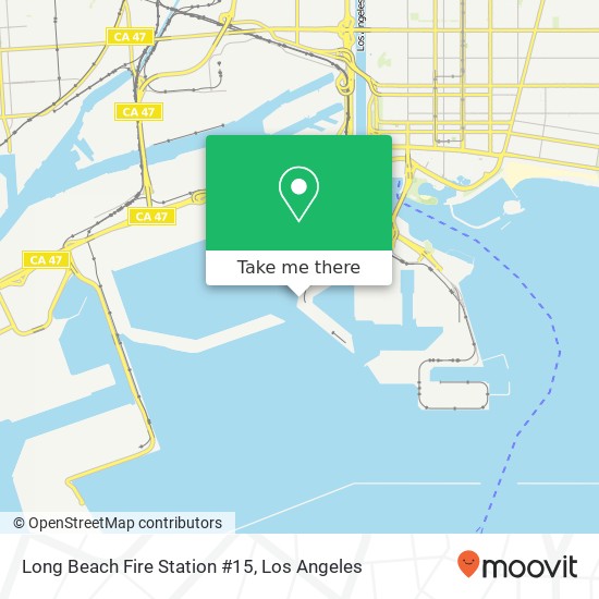 Mapa de Long Beach Fire Station #15