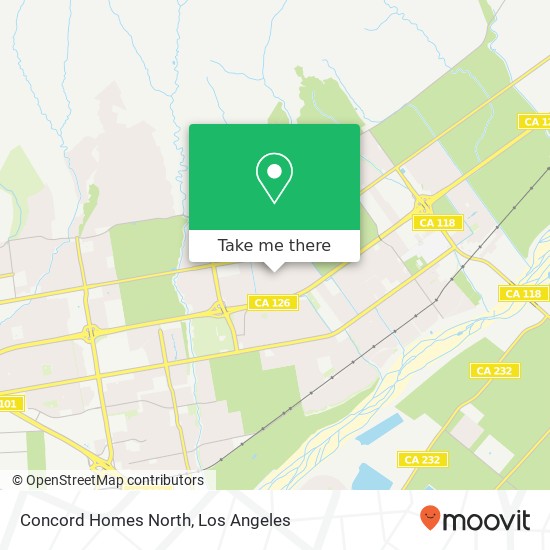 Mapa de Concord Homes North