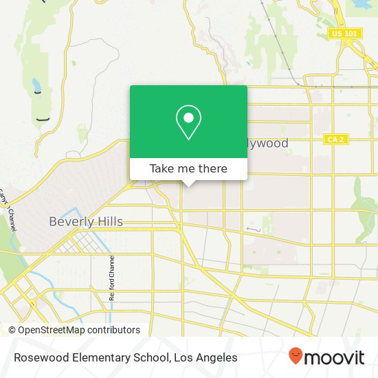 Rosewood Elementary School map