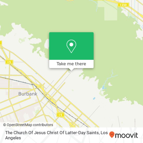 Mapa de The Church Of Jesus Christ Of Latter-Day Saints