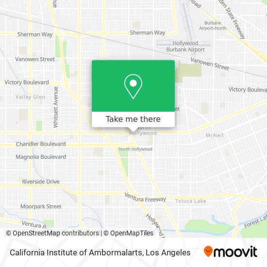 Mapa de California Institute of Ambormalarts