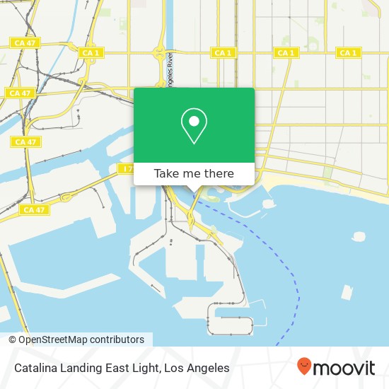 Catalina Landing East Light map