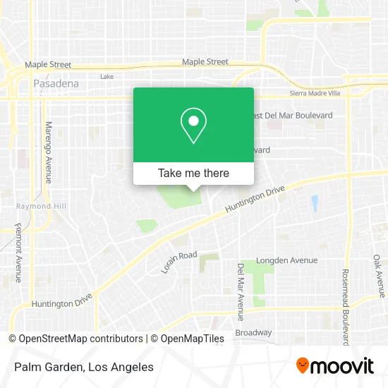 Palm Garden map