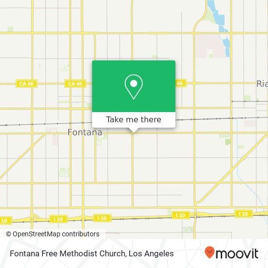 Mapa de Fontana Free Methodist Church