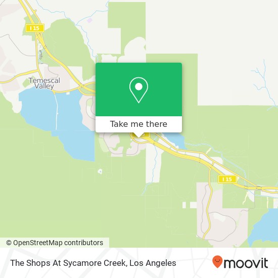 The Shops At Sycamore Creek map