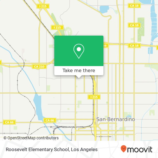 Roosevelt Elementary School map