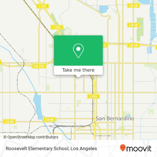 Mapa de Roosevelt Elementary School