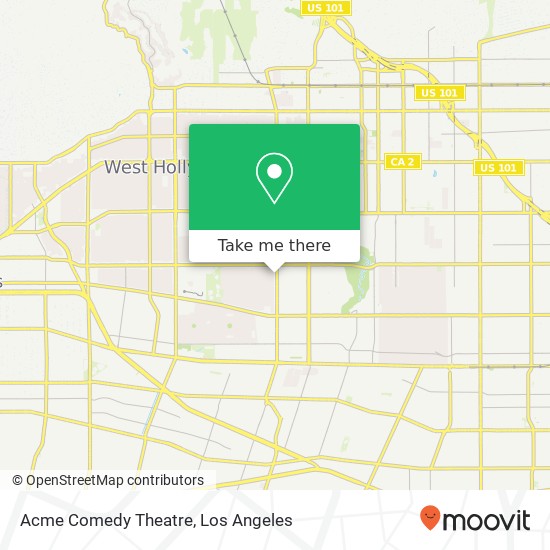 Acme Comedy Theatre map