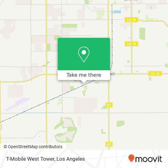 T-Mobile West Tower map