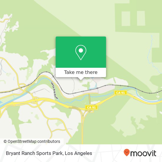 Bryant Ranch Sports Park map