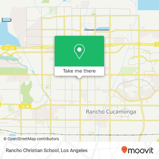 Rancho Christian School map