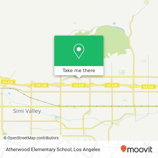 Atherwood Elementary School map