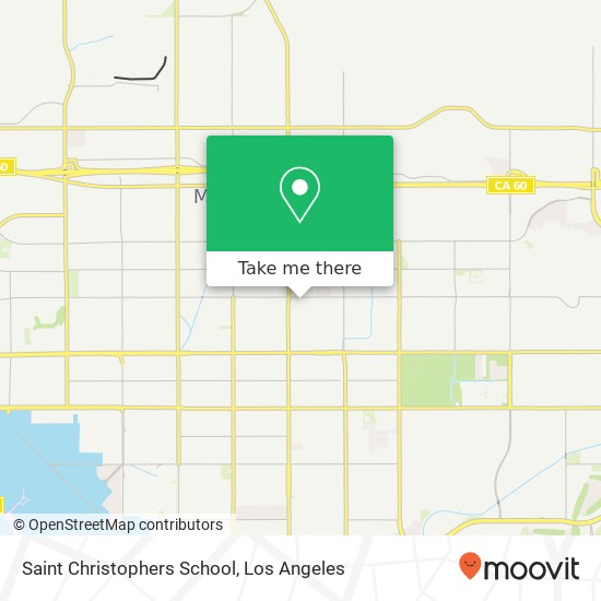 Saint Christophers School map