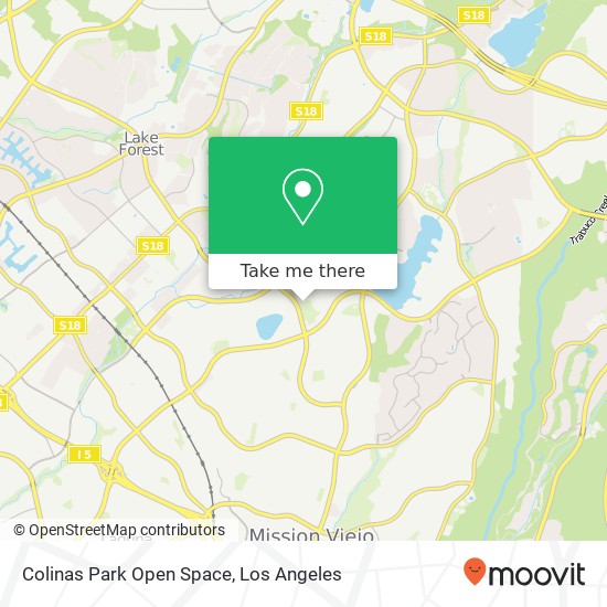 Colinas Park Open Space map