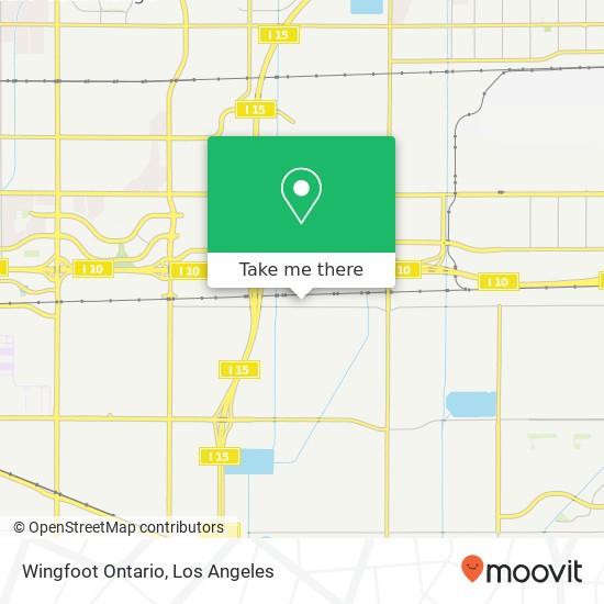 Mapa de Wingfoot Ontario