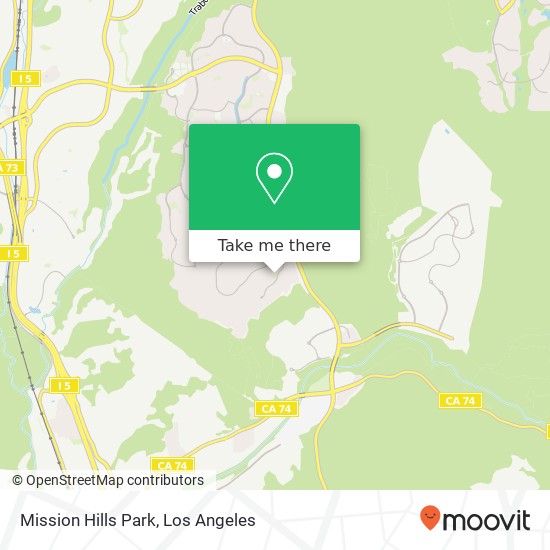 Mission Hills Park map