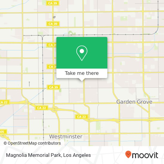 Magnolia Memorial Park map