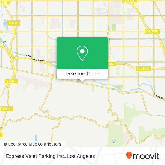 Express Valet Parking Inc. map