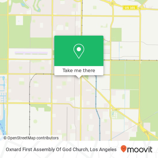 Oxnard First Assembly Of God Church map