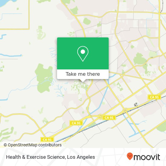 Health & Exercise Science map
