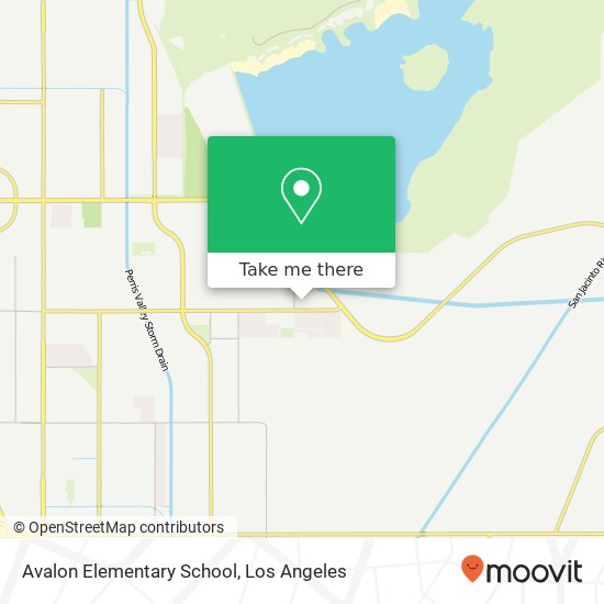 Avalon Elementary School map